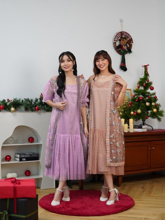 Missnomi - Laura Dress Pesta - Dress Kondangan - Party Gown - Gaun Formal Panjang Satin Tile Wanita 