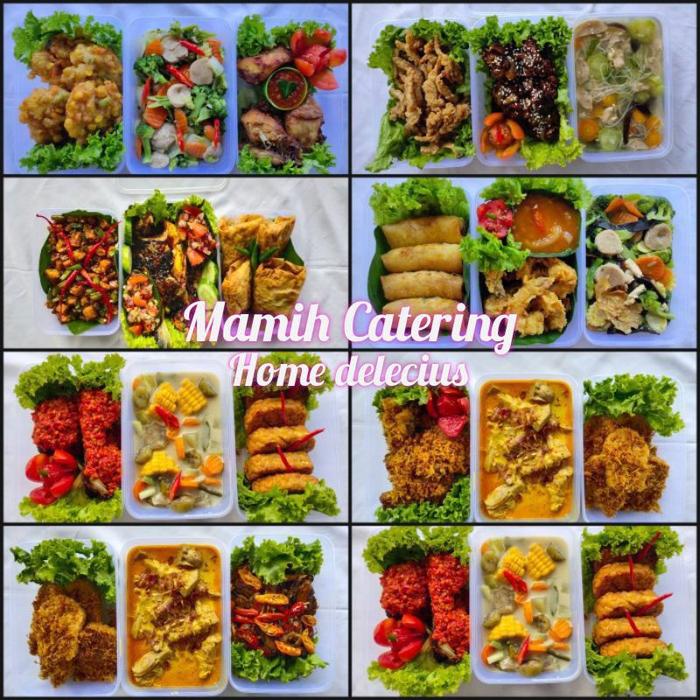 CATERING HARIAN/CATERING MINGGUAN/CATERING BULANAN / CATERING 4 PACK 4 PORSI