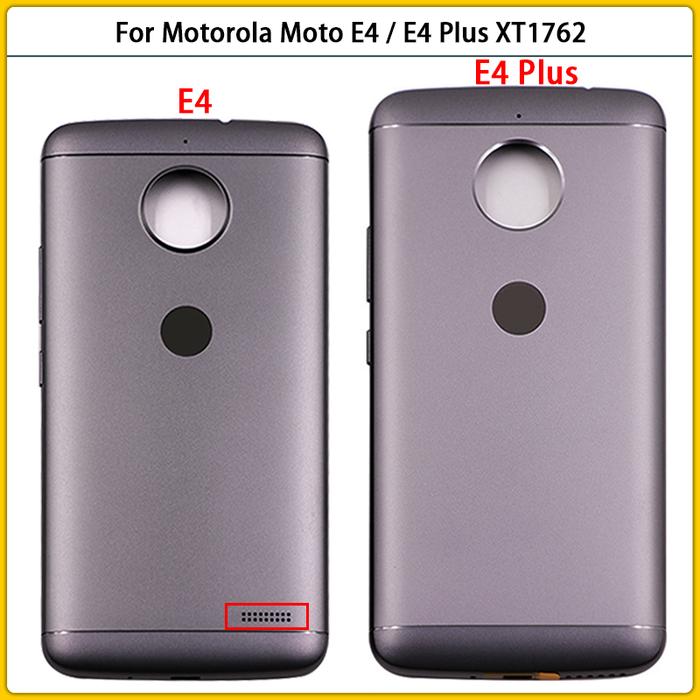 New E4 Rear Housing Case For Motorola Moto E4 / E4 Plus XT1762 XT1763