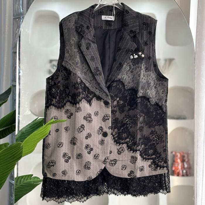 Vivorie Premium AT 3728 KUTUNG blazer bunga
