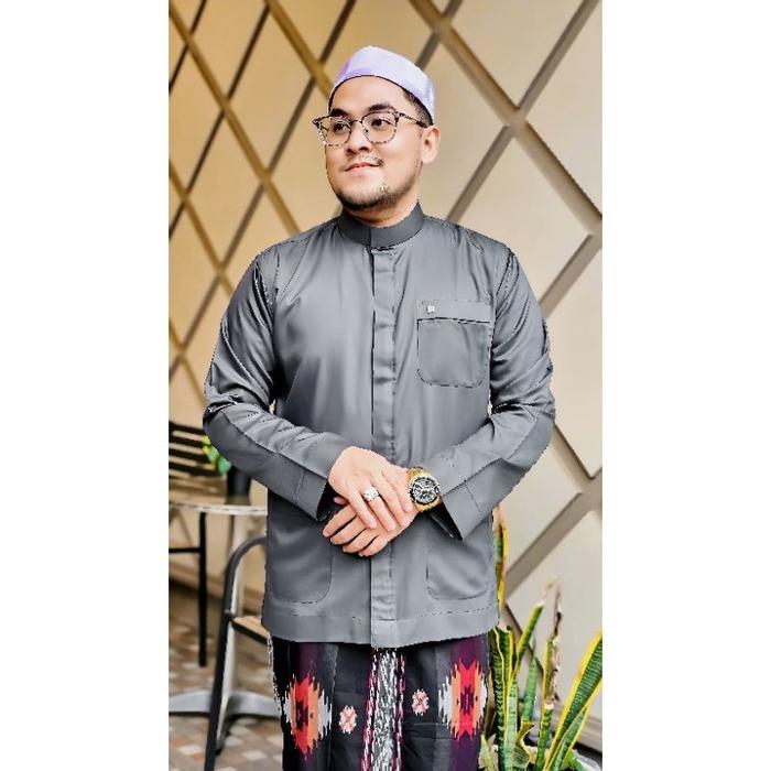 BAJU KOKO ABI ZIDNA KATUN HAIBAH /ABI ZIDNA HAIBAH POLOS