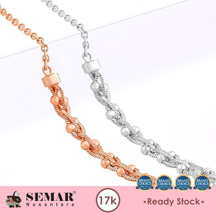 GELANG EMAS SERUT SENTA SILK GOLD 17K SEMAR NUSANTARA