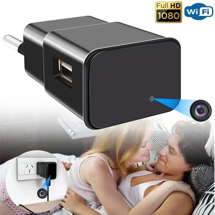 1080P Wifi Mini Camera USB Charger with Micro Body Camera Portable
