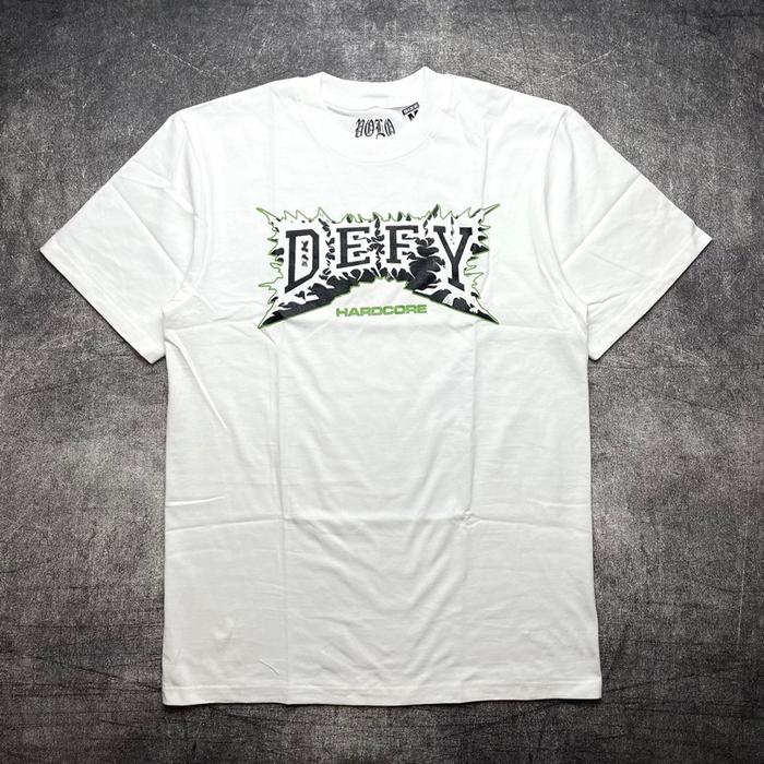 [HOT] Tshirt DEFY - HARDCORE LOGO WHITE Official Merchandise