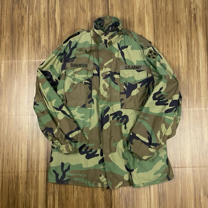 M65 Jacket Woodland Size Medium Long