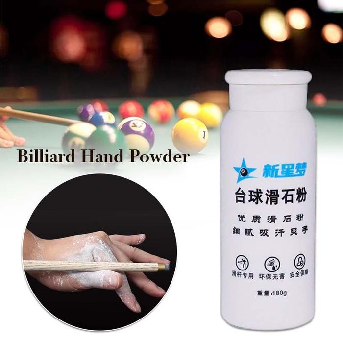 [Cod] 180G Talc Powder Talc Talek  Billiard Tepung Talek Non-Perfumed Bedak Biliar Bubuk Billiard Ha