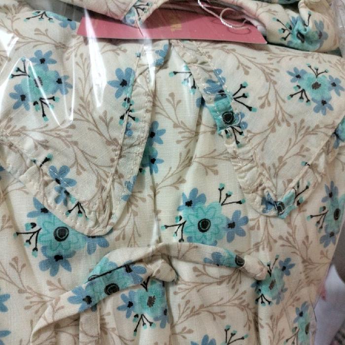 overall exit bunga biru size14