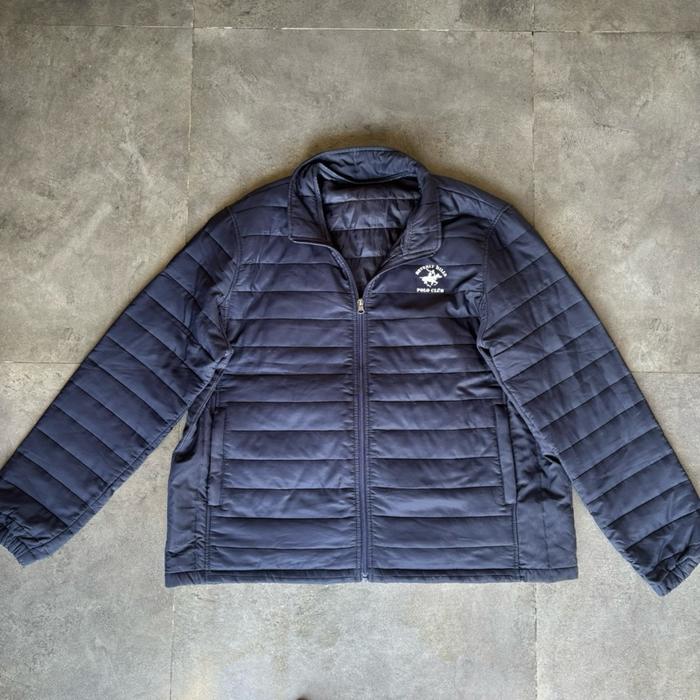 Beverly Hills Polo Club Light Puffer Navy Jacket Man
