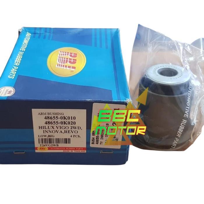 BUSHING LOWER ARM BUSHING SAYAP BAWAH BESAR TOYOTA INNOVA RBI THAILAND 48655-0K010