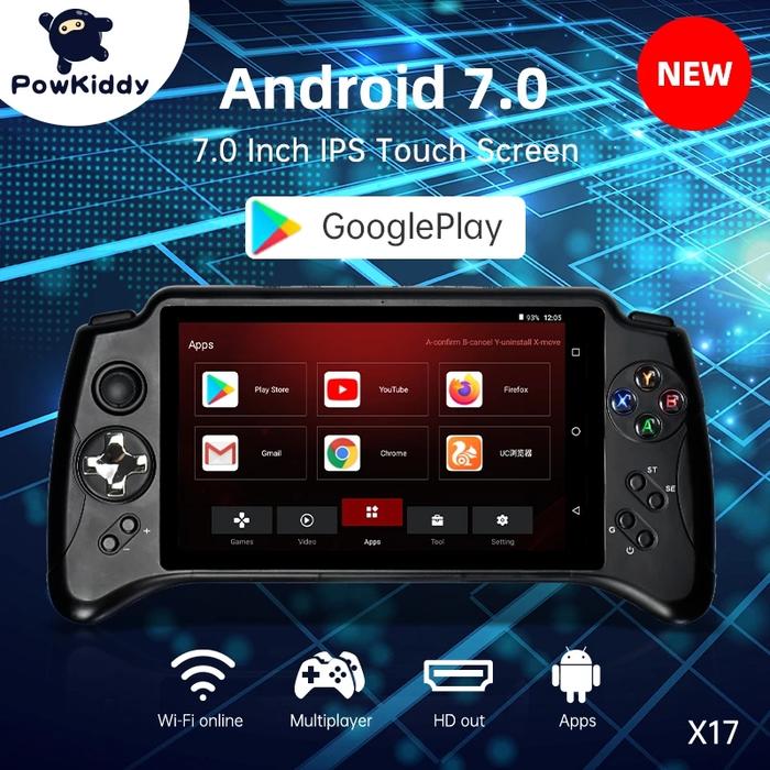 2023 New X17 Android 7-inch Portable Game Players 2G RAM 32G ROM