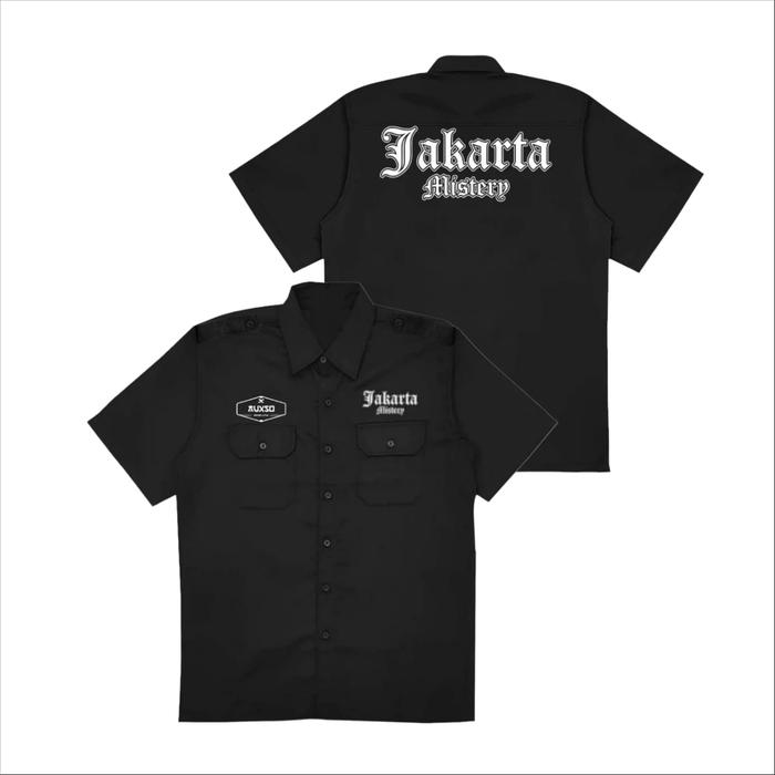 Auxso Clothing - Kemeja Workshirt  -Pdh Axs Jakarta mistery- Pakaian pria -Pakaian wanita - Vintage 