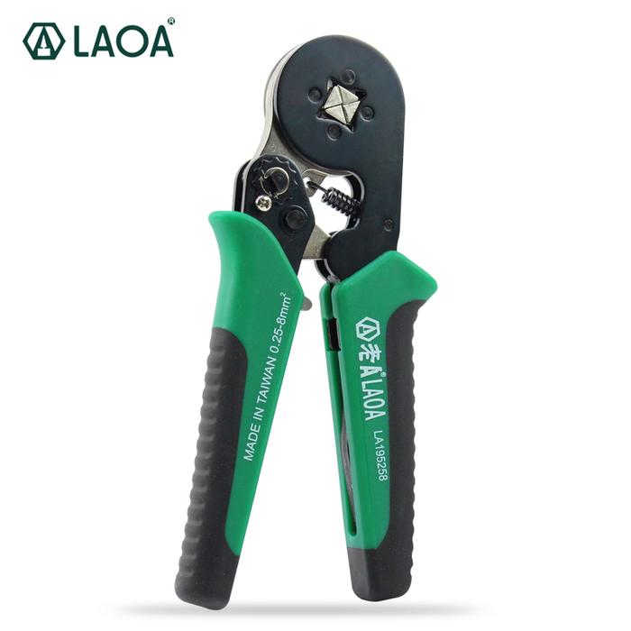 LAOA Tubular Terminal Crimping Pliers Mini Electricians Tools