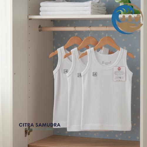 LUSINAN KAOS DALAM BOY LONDON ORI BUKAN REJECT AN / SINGLET PUTIH POLOS / KAOS DALAM ANAK BERKUALITA
