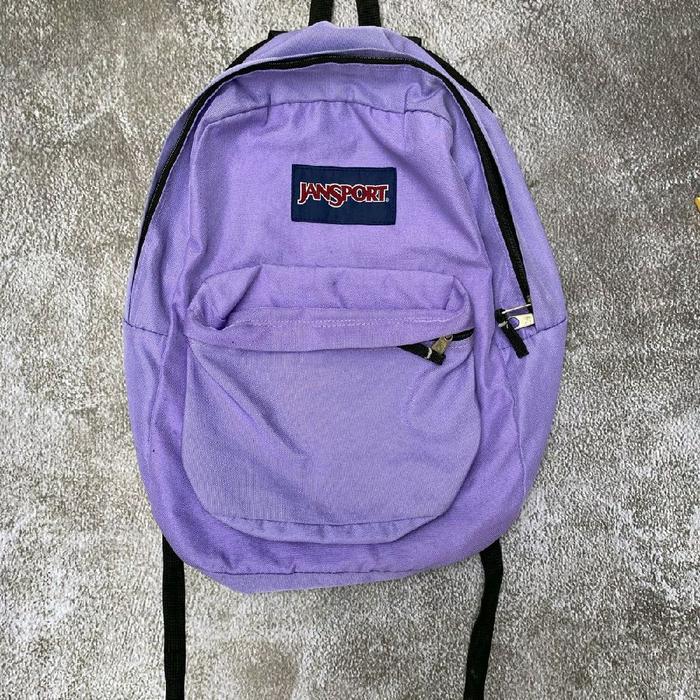 tas jansport polos Sekolah, kuliah, kerja  berbahan canvas original kanken