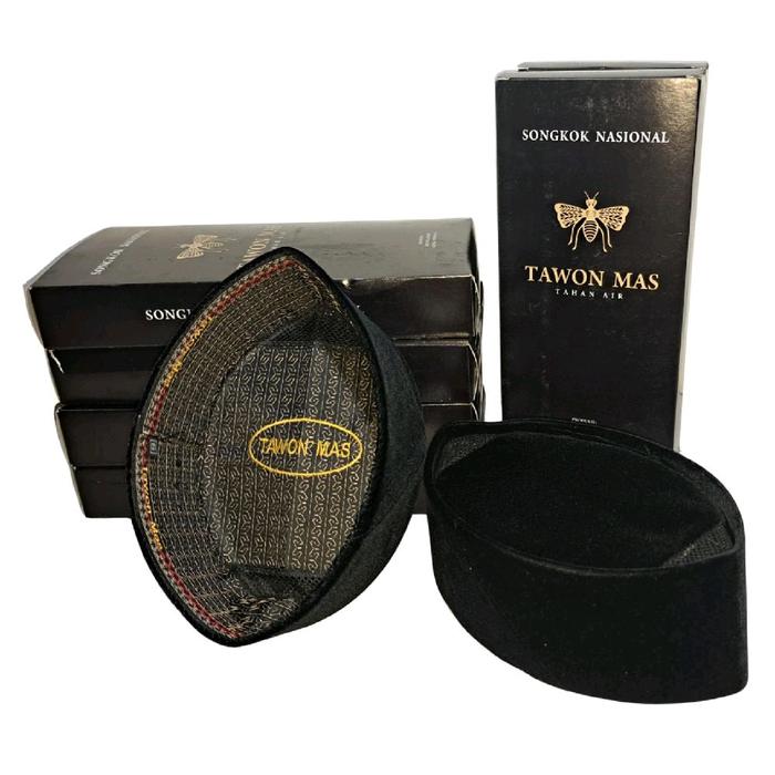 peci TAWON MAS hitam AC Kopiah original