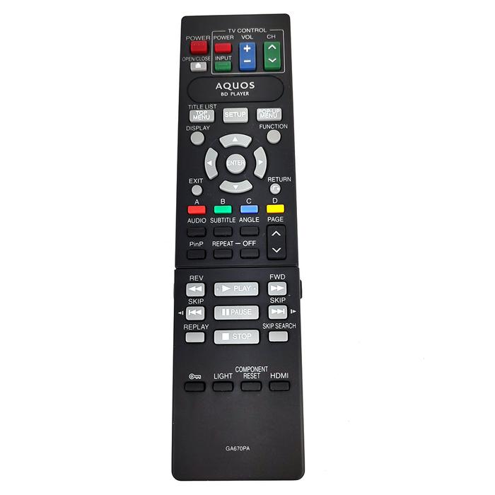 NEW Original GA670PA For Sharp Blu-Ray Fit for DVD Remote control