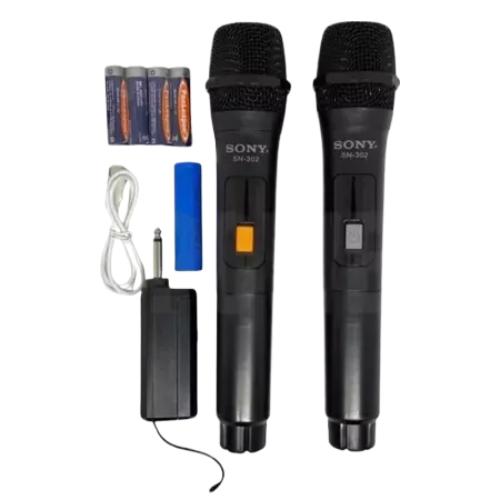 mic wireless SONY SN-302 Mic wireless tanpa kabel isi 2 unit