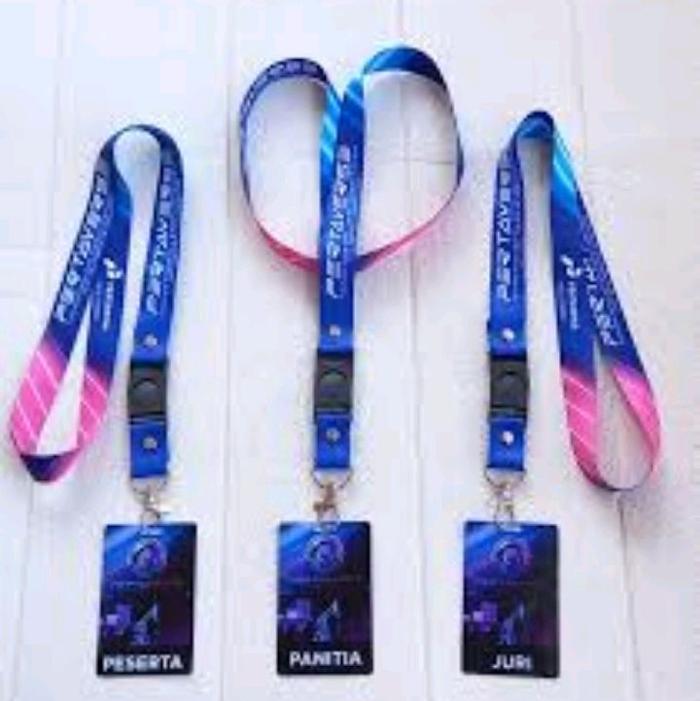 Lanyard Custom Foto / Tulisan BOLEH SATUAN