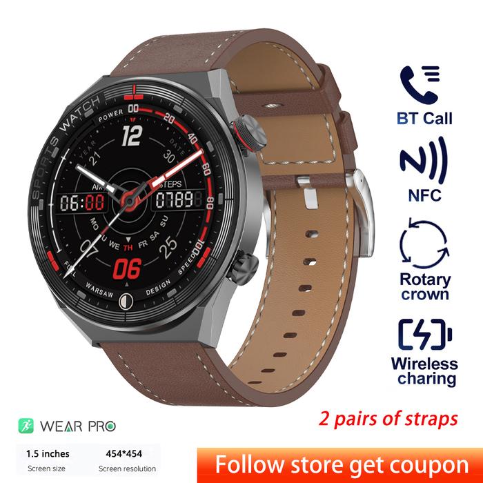 DT3 Mate Smart Watch For Men Women 1.5 Inch HD Screen NFC Smartwatch
