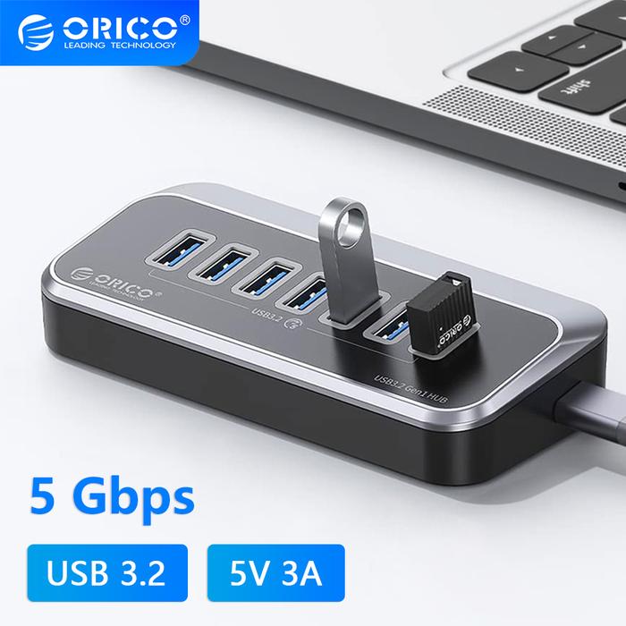 ORICO USB 3.2 Hub Splitter Type C Adapter Switch Dock Station Multi