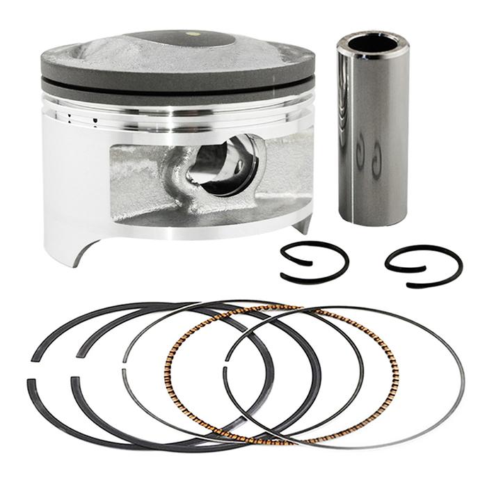 Motorcycle 66mm ~ 67mm Piston Rings Kit Cylinder Bore Size For Suzuki