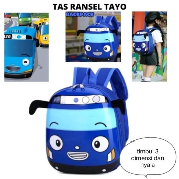 tas anak tayo/tas anak sekolah tayo/tas anak laki laki tayo/tas anak ransel tayo/tas anak tk tayo/ta
