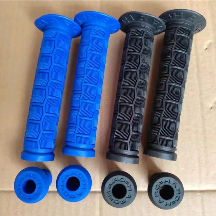 handgrip grip bmx haro komplit bar end - biru TAD178