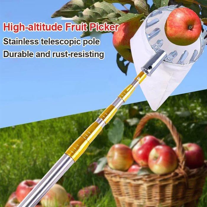 Multifunctional Metal Fruit Picker Telescopic Fruit Picker Orchard