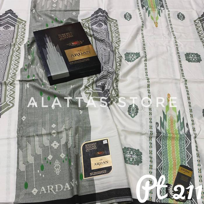 EKSLUSIF SARUNG ARDAN JAQUARD PUTIH SARUNG ARDAN JSP GOLD ORIGINAL by KETJUBUNG
