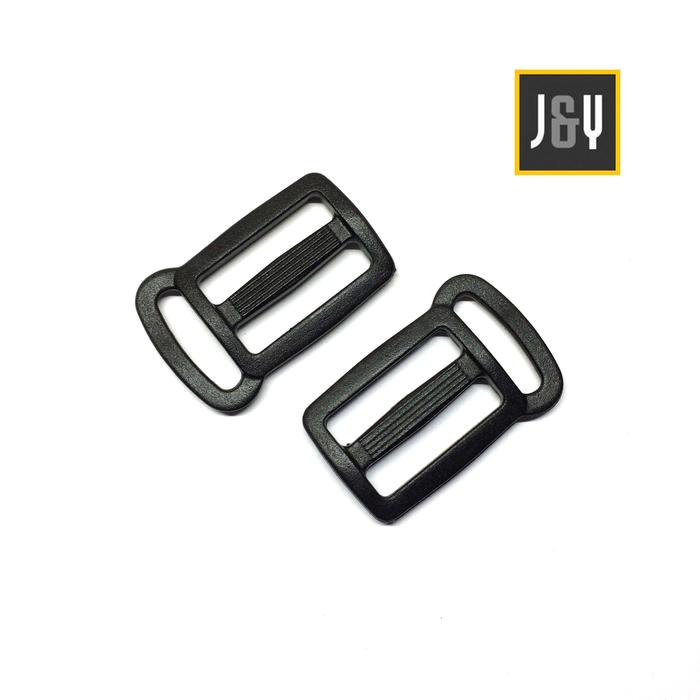 TQ20/25AC - ADJUSTER RING KUPU SEBELAH 2.0 X 2.5 CM BAHAN PLASTIK ACETAL PER 12 PCS