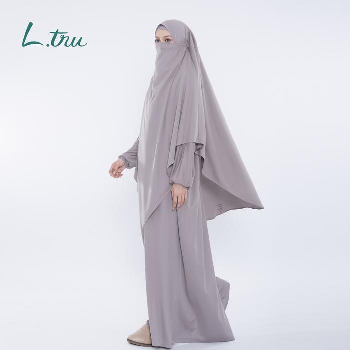 L.tru - Set Kaftan & Khimar | Kaftan Ramadhan | Set Baju Haji dan Umroh