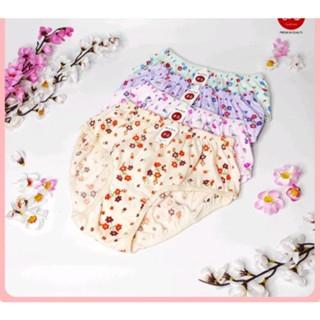 Meilin CD Wanita Dewasa Motif Bunga Isi 6 Pcs Bahan Katun Pendek untuk Wanita
