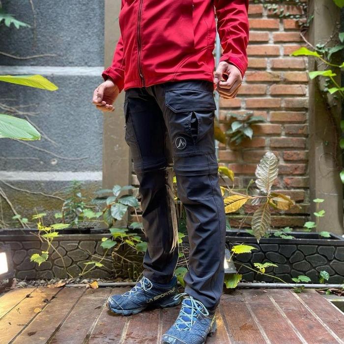 MONTE EQUIPMENT - Celana Gunung Celana Panjang Pendek Outdoor Celana Hiking Pria Wanita - SAGARA CAR