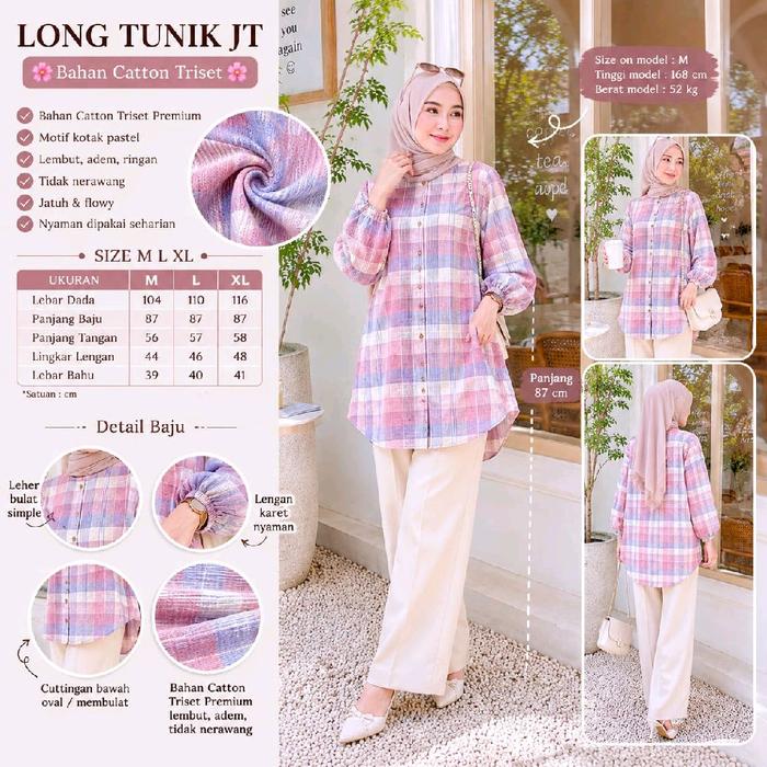 LONG TUNIK JT BY 3 POINT 3 point