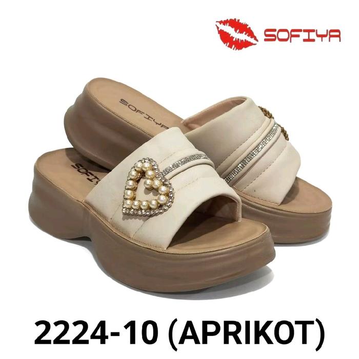 Sandal Wanita Sofiya 5cm wedges ( 2224-10)