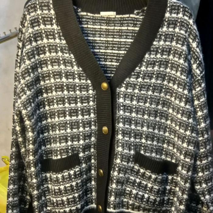 Co link atasan rajut permium 1kg brand zr gu grl ingni cardi dress Ol ves inner lidi kutub