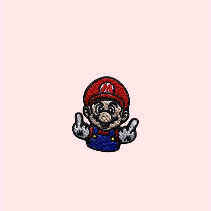 Iron Patch Emblem Mario keren
