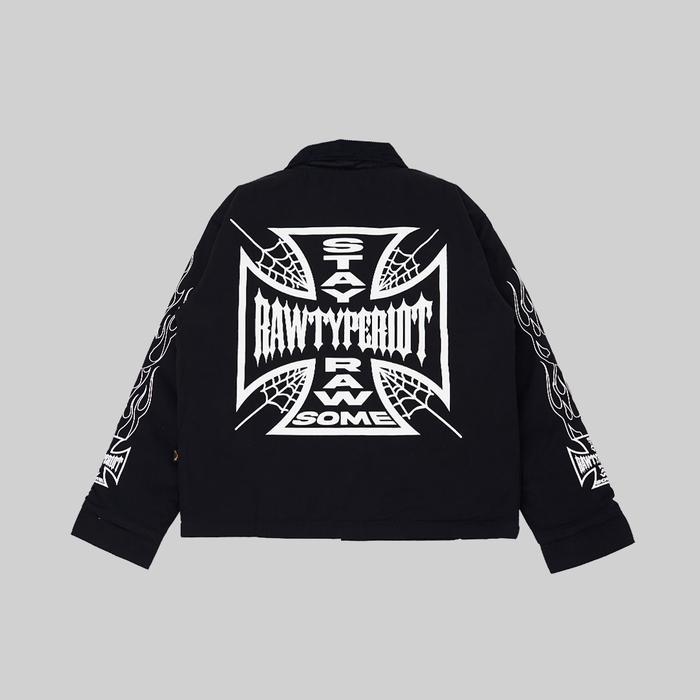 RAWTYPE RIOT Motorcycles Journey Work Jacket - Black