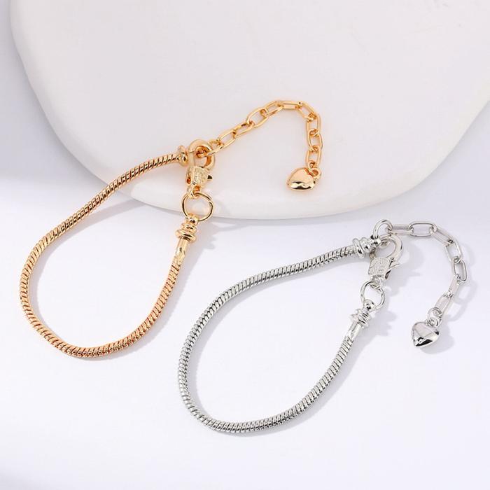 Bracelet Gelang Rantai Anti Karat Wanita Pandora Titanium Aksesoris