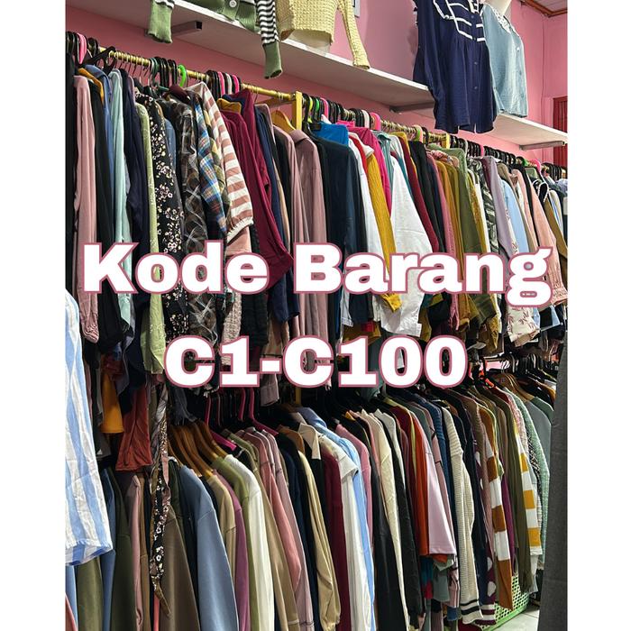 Fafa Blouse & Kemeja Wanita All Size (C1-C100) by Fafa Collection