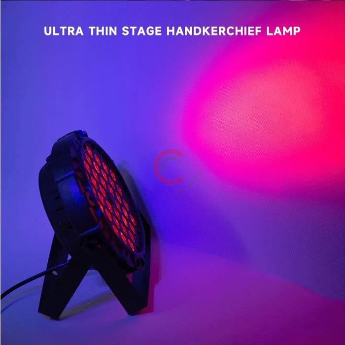 Lampu Sorot Disco LED Par 36/18 LED - RGB / Lampu Panggung LED/Ada Sensor Suaralampu led par36led /