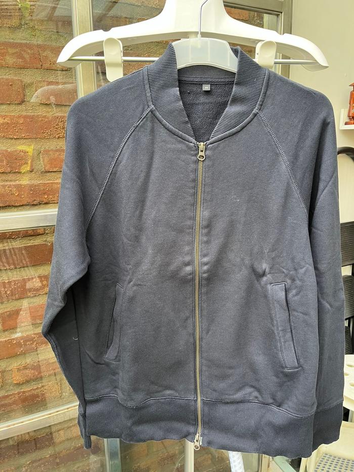 MUJI mens basic jacket in navy