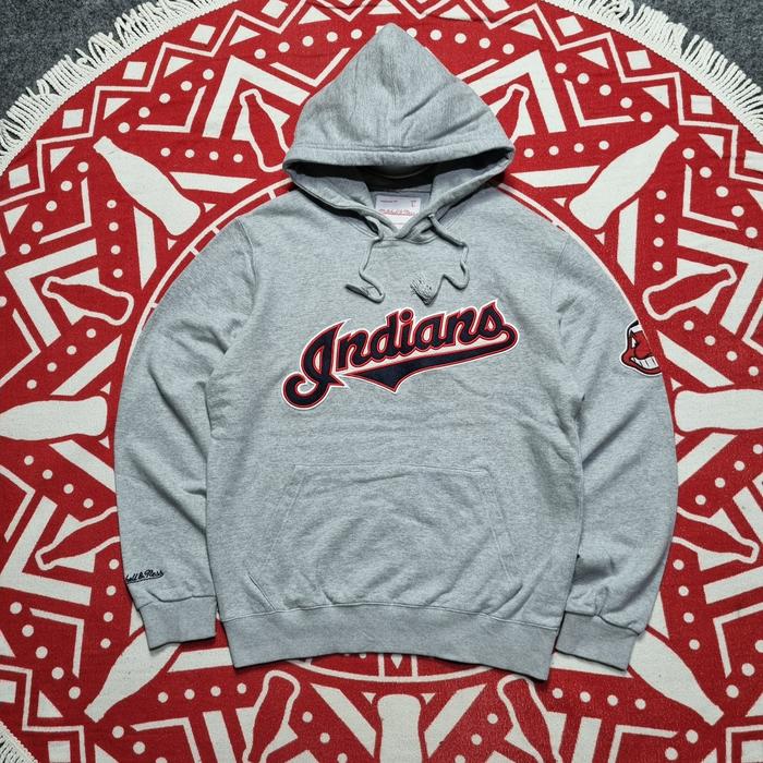 Hoodie MLB Indians by Mitchell And Ness