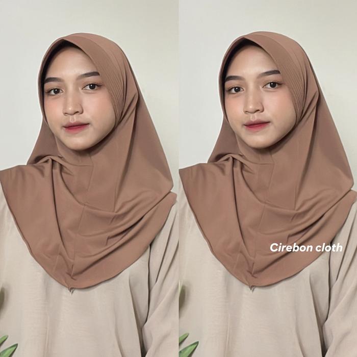 KIYANA Cirebon Cloth - Bergo Jersey | Jilbab instan | bergo sport | Bergo Wanita | Bergo Sekolah | B
