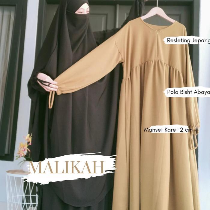GAMIS/ ABAYA MALIKAH by FQueensha ( Hanya gamis) Abaya nyaman Lembut Syari