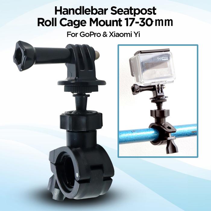 TaffSPORT Dudukan Kamera Action Cam Handlebar Sepeda Motor 17-30mm - XTGP01