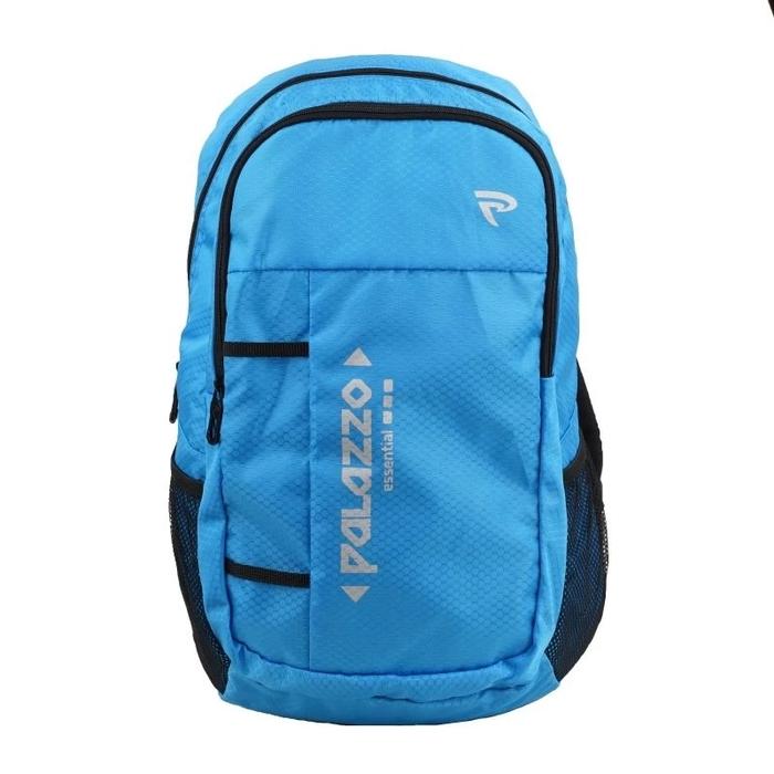 Tas Ransel Backpack Palazzo 300954 Kapasitas 20 Liter Tas Sekolah Warna Biru Muda Dengan Kompartment
