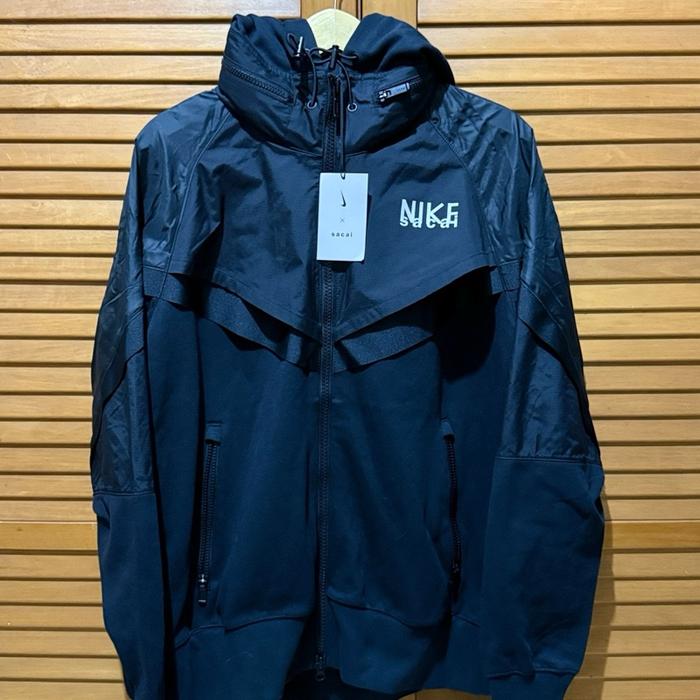 Nike x Sacai Full Zip Hoodie Black