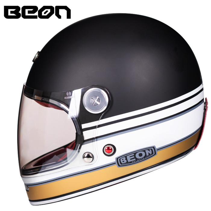 BEON full face motocross helmet beon B510 glassfiber vintage