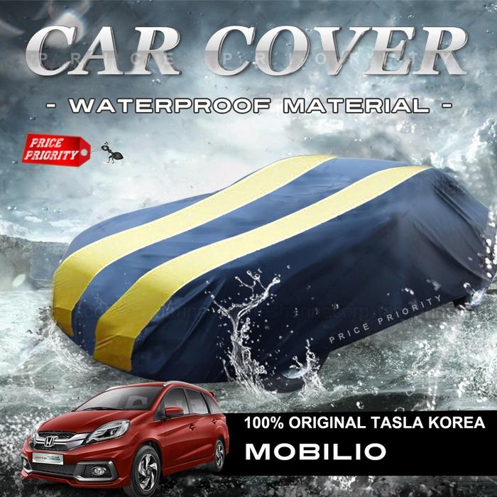 Cover Navy Gold Mobil Honda Mobilio / Sarung Mobil Honda Mobilio / Penutup Mobil Honda Mobilio